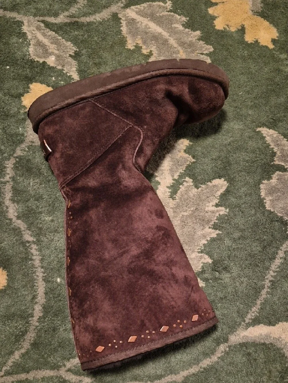UGG Women's Tall Winter Boots in Dark Brown Suede